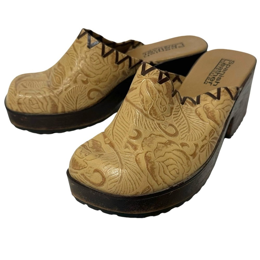 Sergio Zelcer Spanish Leather Mules 7